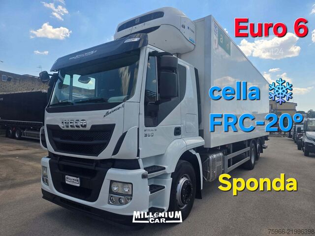 Hladilni tovornjak Iveco STRALIS 260S36 CELLA 8,60 SPONDA EURO 6