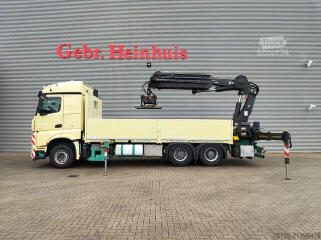 Vrachtwagen met kraan Mercedes-Benz Arocs 2645 6x4 Euro 6 Hiab XS 377 Hipro 7 x Hyd...