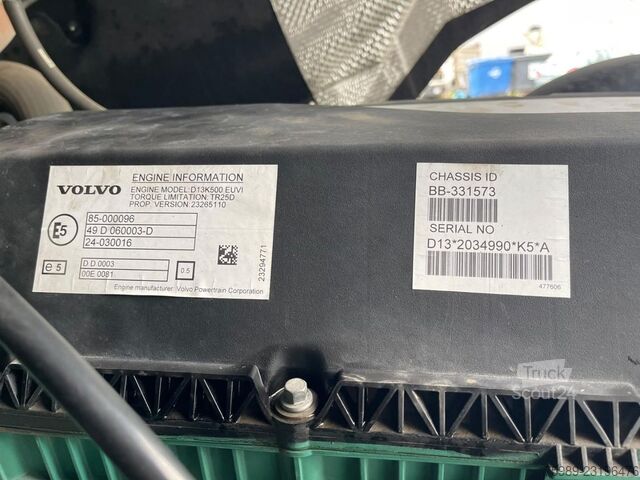 Volvo FH 500 YV2RT40A3MB331573 RETARDER, EURO 6D, P-hlajenje, 2x rezervoar za gorivo, Frigo MVI2216 Volvo FH 500 YV2RT40A3MB331573 RETARDER, EURO 6D, P-C...