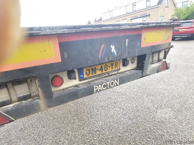 Transport av containere PACTON ET3-  MULTI CHASSIS -ALL CONNECTIONS - 3 X EXTE...