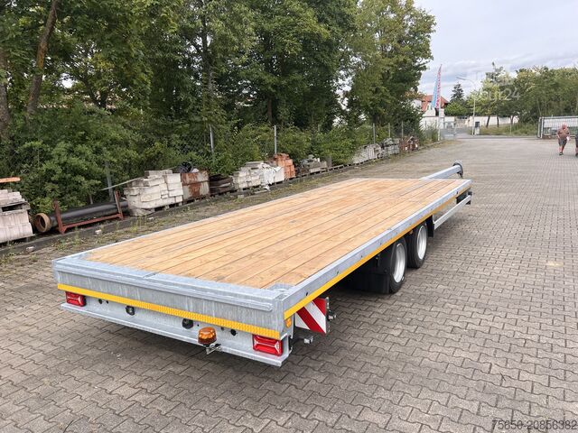 Open trailer Möslein THT 11 G Ausziehbar  11,9 t Tandemanhänger- Tieflader, ausziehbarLuftgefedert