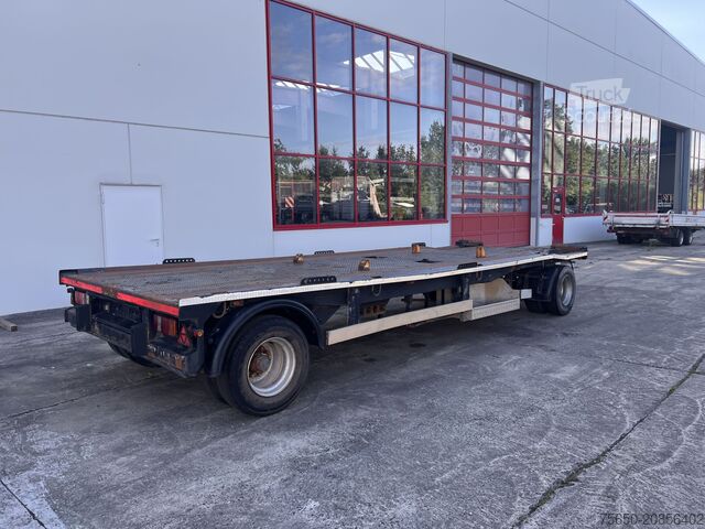 Alacsony rakodószintű pótkocsi Dinkel DAC 18000 2 Achs Kombi- Anhänger für Abroll- oder Absetzmulden oder Tieflader