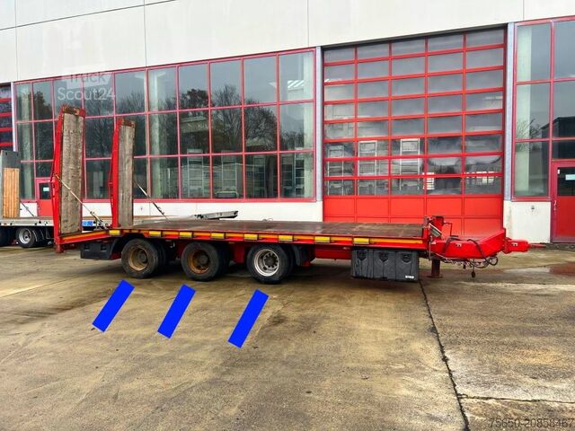 Prikolica z nizko platformo  3 Achs  Tridemtieflader- Anhänger