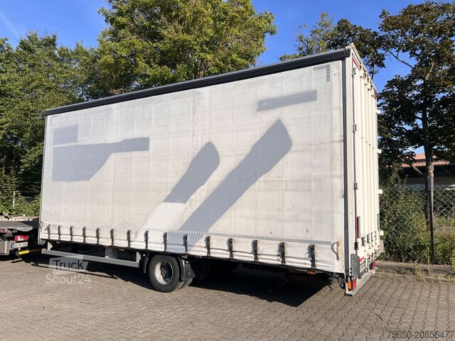 Nyitott pótkocsi ponyvával Ackermann Z-KA-F10.5/7,5 1 Achs Planenanhänger 10,5 t GG