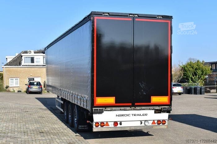 Gardinsida NORDIC S340 3 AXLE CURTAINSIDER SLIDING ROOF , NEW TIL...