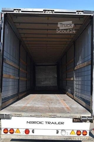 Gardinsida NORDIC S340 3 AXLE CURTAINSIDER SLIDING ROOF , NEW TIL...