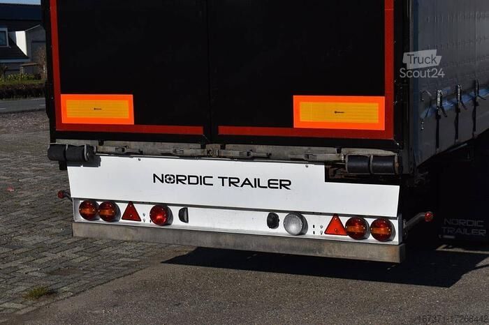 Gardinsida NORDIC S340 3 AXLE CURTAINSIDER SLIDING ROOF , NEW TIL...