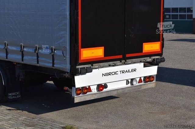 Cortina lateral NORDIC S340 3 AXLE CURTAINSIDER SLIDING ROOF , NEW TIL...