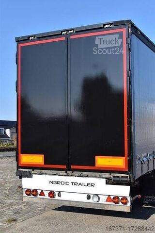 Cortina lateral NORDIC S340 3 AXLE CURTAINSIDER SLIDING ROOF , NEW TIL...