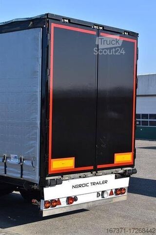 Cortina lateral NORDIC S340 3 AXLE CURTAINSIDER SLIDING ROOF , NEW TIL...