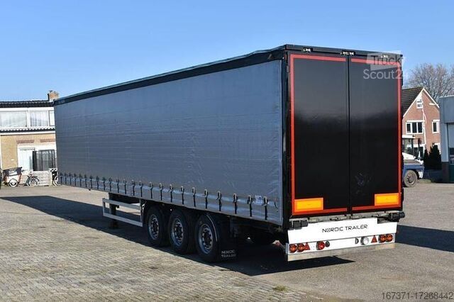 Cortina lateral NORDIC S340 3 AXLE CURTAINSIDER SLIDING ROOF , NEW TIL...