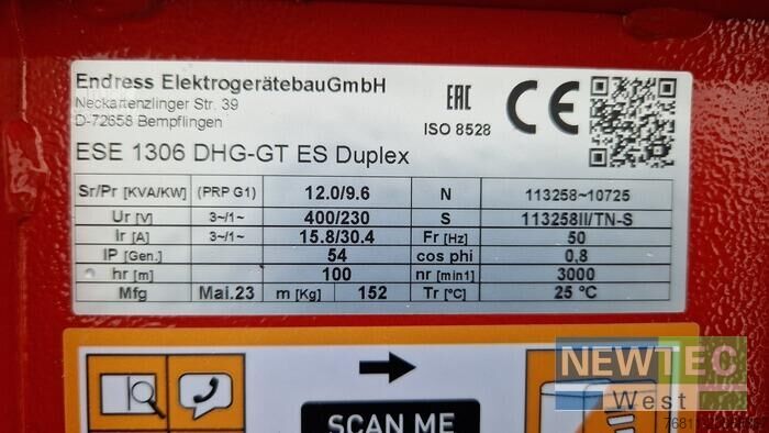 Teile & Zubehör Endress ENDRESS BEIPACK/ZUBEHÖR ESE 1006 DHG-GT ES Duplex Line II/T