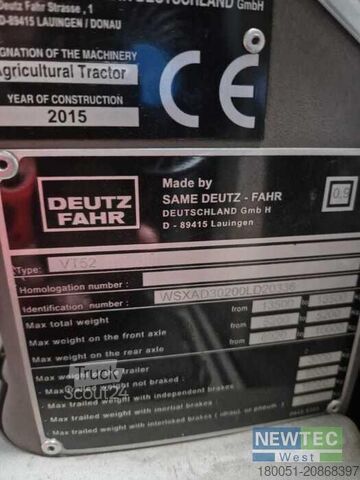 Traktor Deutz-Fahr AGROTRON 7250 TTV