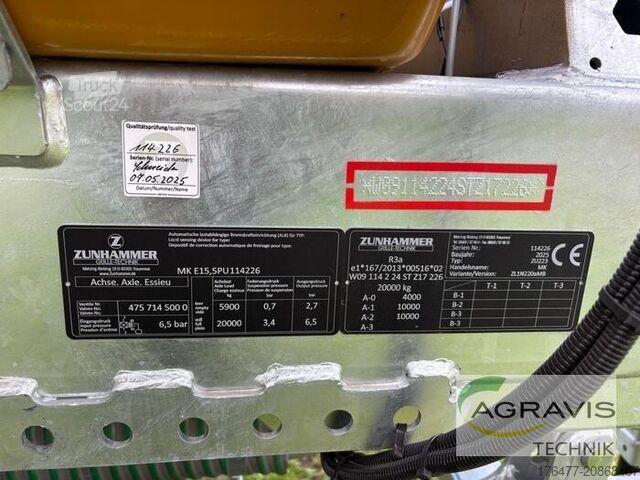 Gülletechnik Zunhammer SKE18,5PU