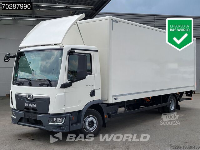 Box body MAN TGL 12.250 4X2 12tonner 1500kg Ladebordwand Aut...
