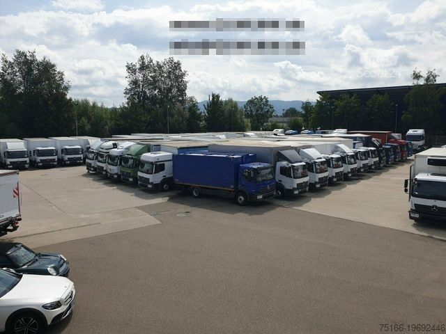 Furgone ribaltabile MERCEDES-BENZ ATEGO 816 Kipper 2-Seiten*KRAN HIAB X 078*2xAHK