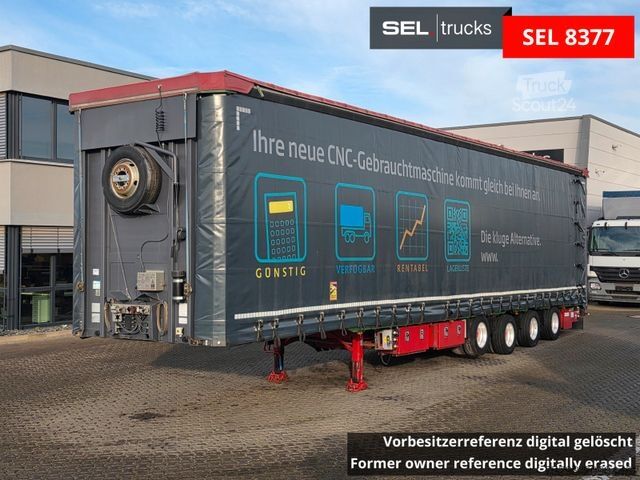 Brandalı açık yarı römork MEUSBURGER MPS-4 / verbreiterbar / Lenkachse / Liftachse