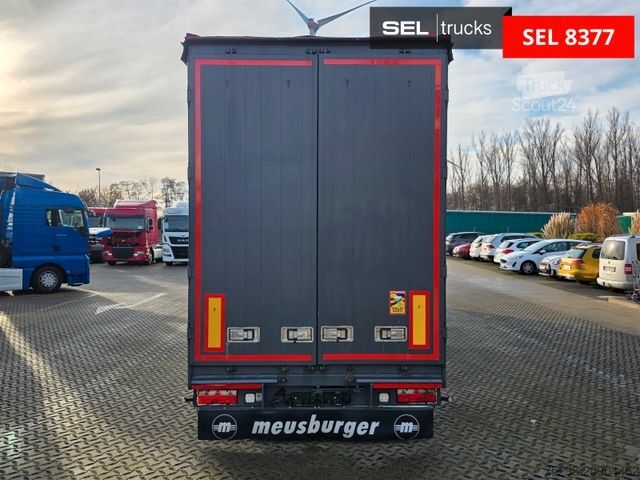 Brandalı açık yarı römork MEUSBURGER MPS-4 / verbreiterbar / Lenkachse / Liftachse