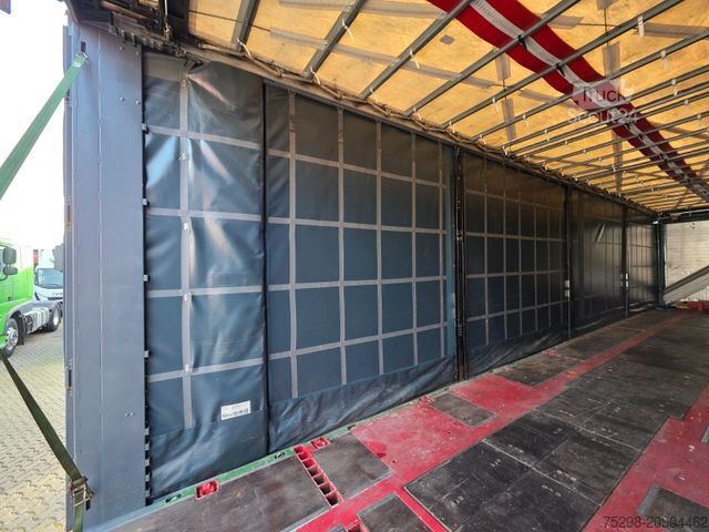 Brandalı açık yarı römork MEUSBURGER MPS-4 / verbreiterbar / Lenkachse / Liftachse