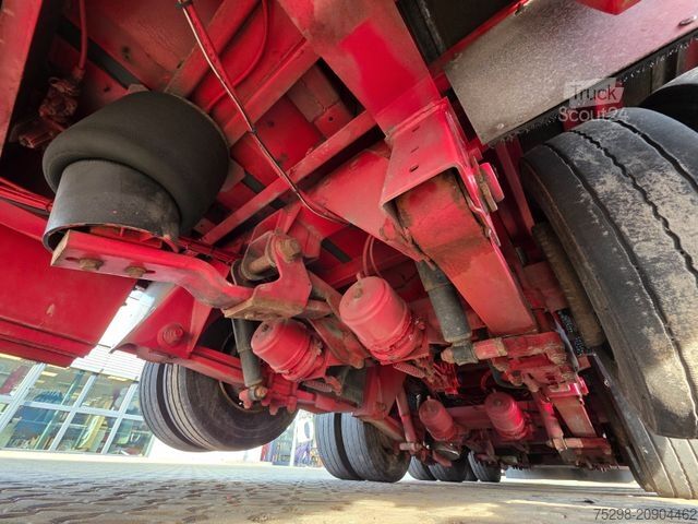 Brandalı açık yarı römork MEUSBURGER MPS-4 / verbreiterbar / Lenkachse / Liftachse