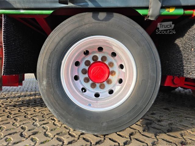 Brandalı açık yarı römork MEUSBURGER MPS-4 / verbreiterbar / Lenkachse / Liftachse