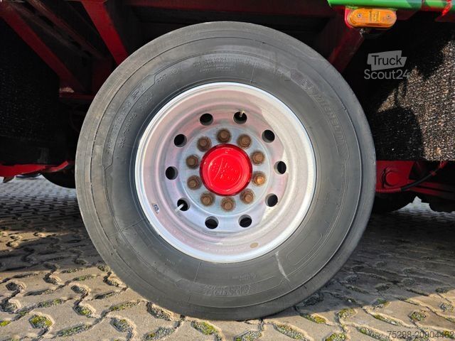 Brandalı açık yarı römork MEUSBURGER MPS-4 / verbreiterbar / Lenkachse / Liftachse