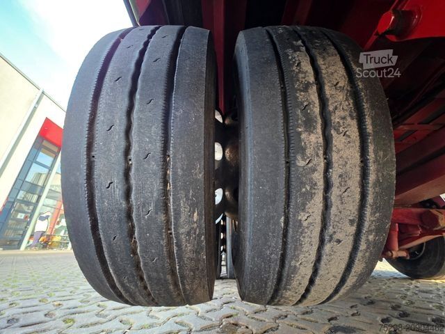 Brandalı açık yarı römork MEUSBURGER MPS-4 / verbreiterbar / Lenkachse / Liftachse