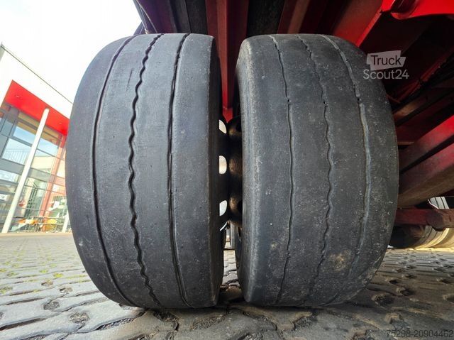 Brandalı açık yarı römork MEUSBURGER MPS-4 / verbreiterbar / Lenkachse / Liftachse