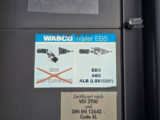 Brandalı açık yarı römork MEUSBURGER MPS-4 / verbreiterbar / Lenkachse / Liftachse