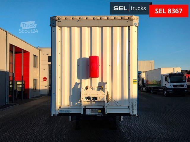 Semirimorchio con telone KRONE SD / EDSCHA / Palettenkasten / 2 Liftachsen