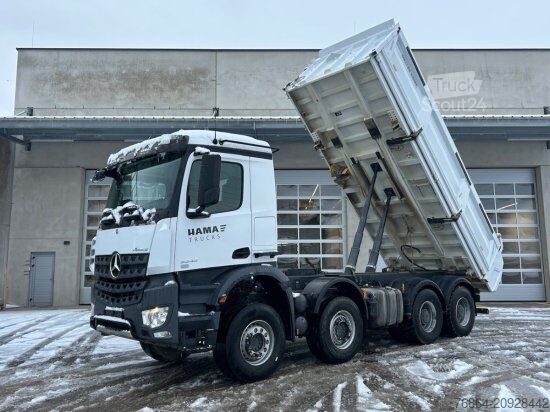 Trijų pusių savivartis sunkvežimis MERCEDES-BENZ AROCS 3245 3 SEITENKIPPER BORDMATIK