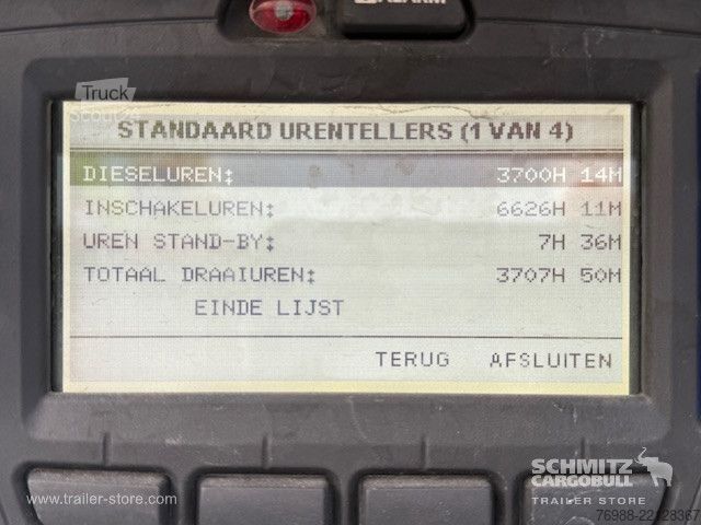 شبه مقطورة مبردة SOR Iberica Tiefkühler Multitemp Trennwand Ladebordwand