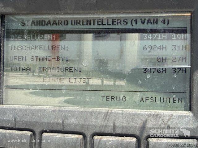 شبه مقطورة مبردة SOR Iberica Tiefkühler Multitemp Trennwand Ladebordwand
