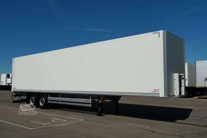 Semirremolque caja SCHMITZ CARGOBULL SBO 18 / ROLLTOR / ZURRLEISTE / LIFTACHSE  NEU !
