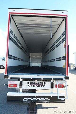 Semirremolque caja SCHMITZ CARGOBULL SBO 18 / ROLLTOR / ZURRLEISTE / LIFTACHSE  NEU !
