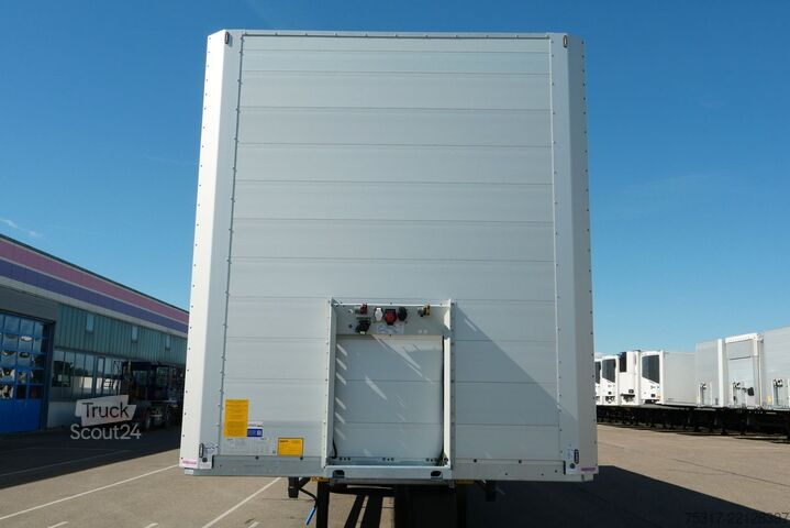 Semirremolque caja SCHMITZ CARGOBULL SBO 18 / ROLLTOR / ZURRLEISTE / LIFTACHSE  NEU !