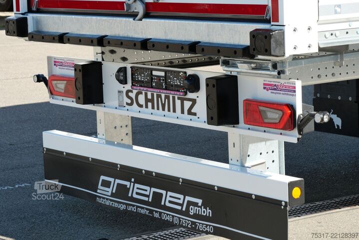 Semirremolque caja SCHMITZ CARGOBULL SBO 18 / ROLLTOR / ZURRLEISTE / LIFTACHSE  NEU !