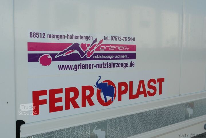Semirremolque caja SCHMITZ CARGOBULL SBO 18 / ROLLTOR / ZURRLEISTE / LIFTACHSE  NEU !
