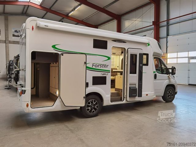 Half-integraal camper FORSTER T 699 LF / 140PS / XXL - HUBBETT & RAUMBAD
