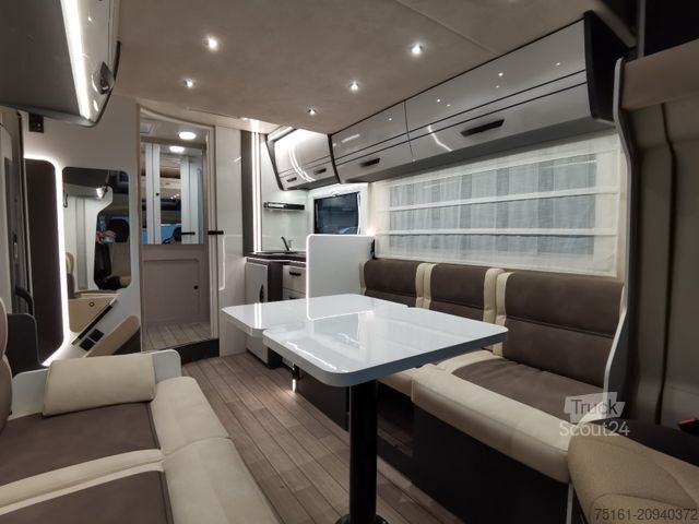 Teilintegriertes Wohnmobil FORSTER T 699 LF /-2025- /140PS / XXL- HUBBETT & RAUMBAD