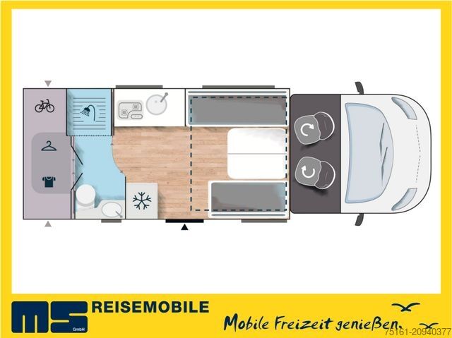Camping-car semi-intégré CHAUSSON 640 ULTIMATE / -2026- / XXL- HUBBETT & RAUMBAD