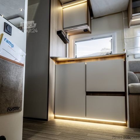 Yarı entegre karavan FORSTER T 745 QF -VIBE EDITION 2026- QUEENSBETT&HUBBETT