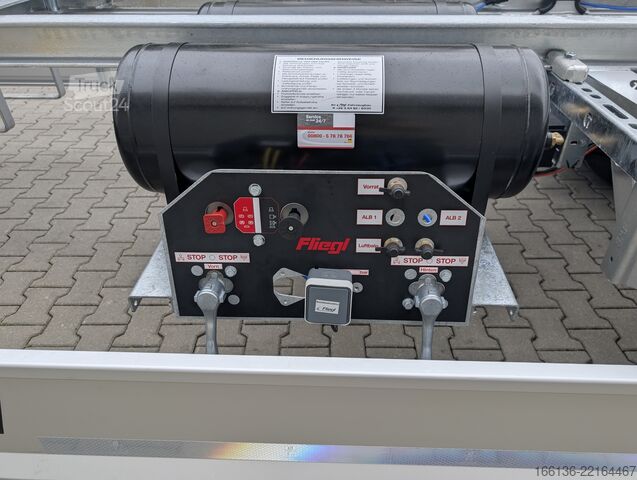 Výměnný podvozek přívěsu Fliegl 2-Achs Wechselanhänger ZWP 180 Jumbo-ZL