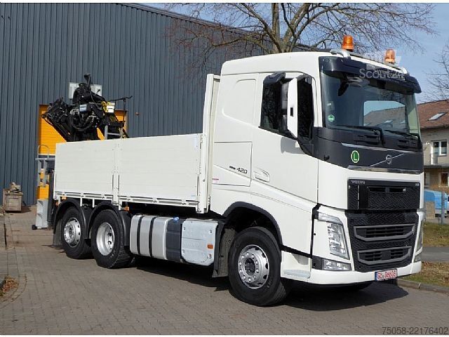Kamyon üzerine monteli vinç Volvo FH 420 - EURO6 - 193 TKm - Kran 24 MT - Retard