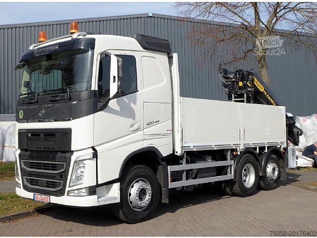Kamyon üzerine monteli vinç Volvo FH 420 - EURO6 - 193 TKm - Kran 24 MT - Retard