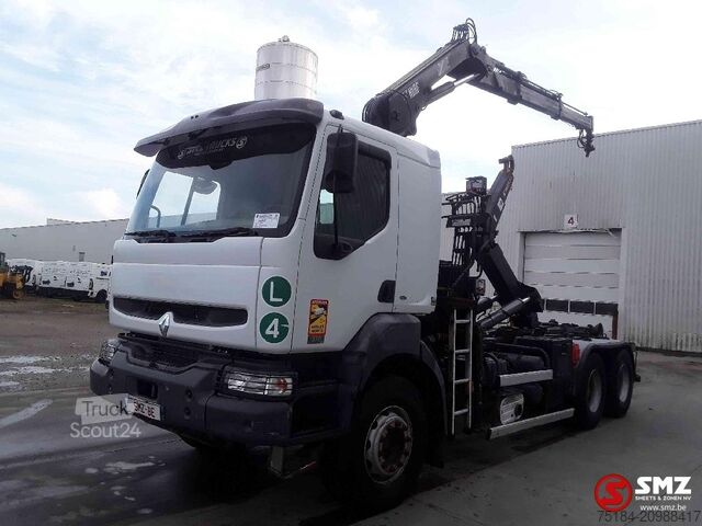 Containertransport Renault Kerax 370 hiab 122 b2 +remote