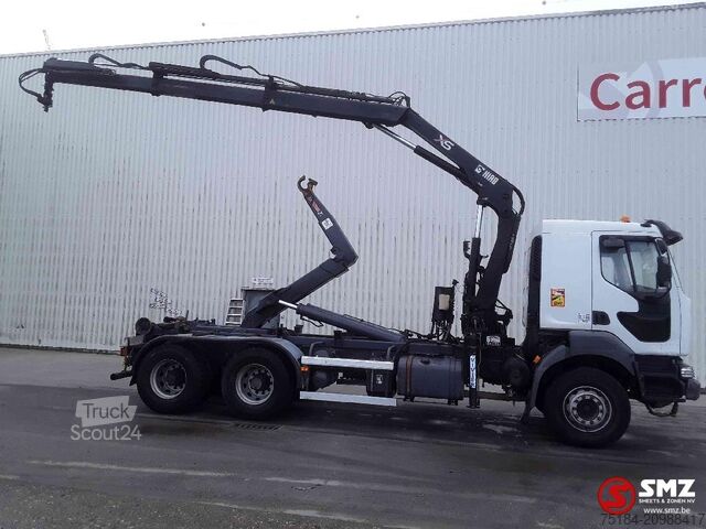 Containertransport Renault Kerax 370 hiab 122 b2 +remote