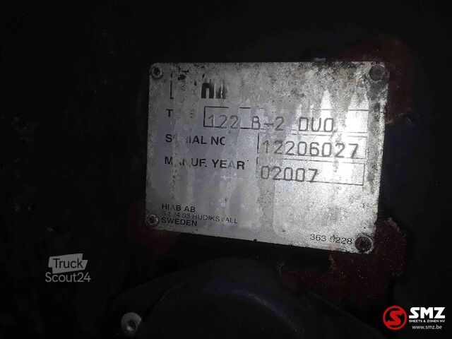 Containertransport Renault Kerax 370 hiab 122 b2 +remote