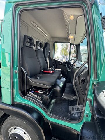 Специално модифициран транспортер за транспорт на стъкло Iveco Eurocargo 75-21 HEGLA-Glastransport Kran