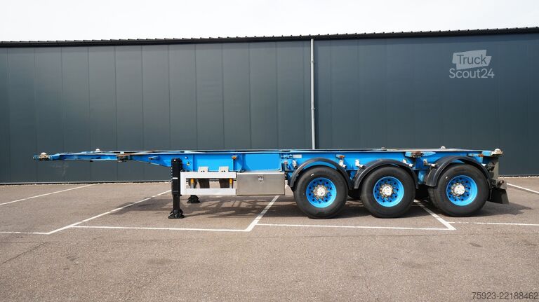 Transporte de contentores Van Hool 3 Axle container chassis 20/30ft